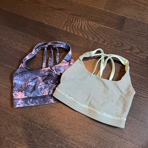 TWO (2) LULU LEMON sports bras
